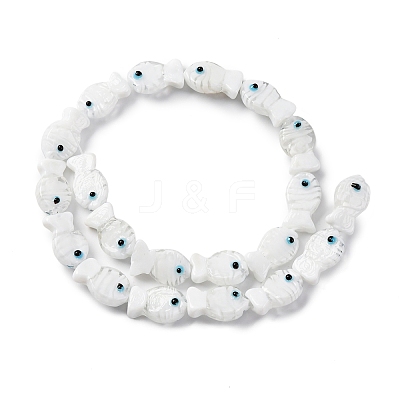 Handmade Lampwork Beads Strands LAMP-G154-07K-1