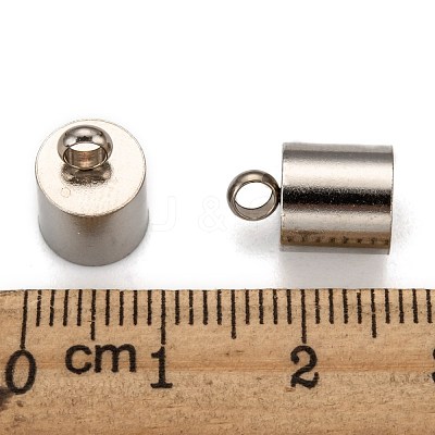 Tarnish Resistant Smooth Surface 201 Stainless Steel Cord Ends STAS-R063-94-1