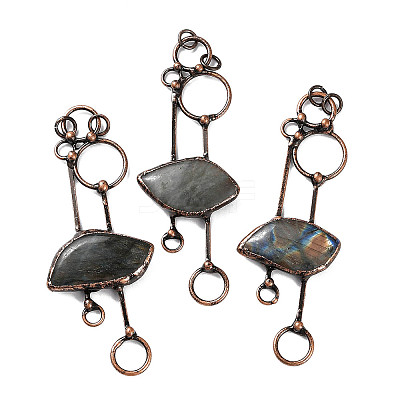 Natural Labradorite Big Pendants G-A227-07R-1