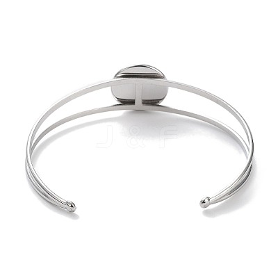 Non-Tarnish 304 Stainless Steel Bracelets Setting Making BJEW-B090-03C-P-1