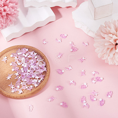 100Pcs Resin Cabochons MRMJ-TA0001-52-1