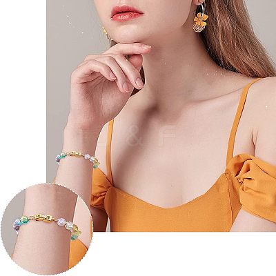8 Sets 2 Style Brass Fold Over Clasps KK-FH0002-20-1