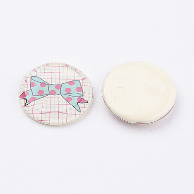 Tempered Glass Cabochons GGLA-33D-23-1