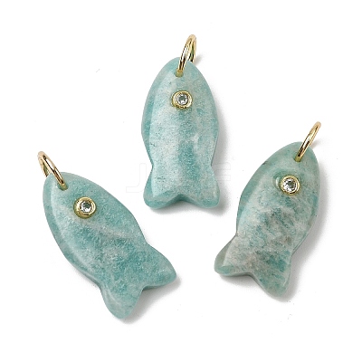 Natural Amazonite Pendants G-A297-01G-05-1