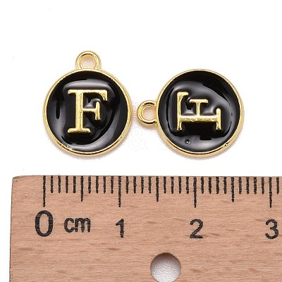 Golden Plated Alloy Charms ENAM-S118-02F-1
