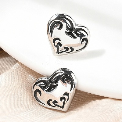 316 Surgical Stainless Steel Stud Earrings EJEW-R022-02AS-1