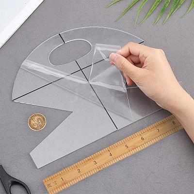 Acrylic Cookie Basket Bag Template AJEW-WH0245-38B-1