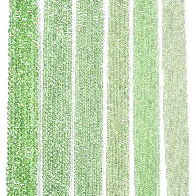 Electroplate Glass Beads Strands LS-EGLA-A044-T4mm-B09-1