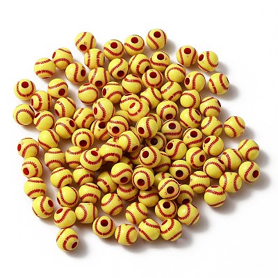 Opaque Acrylic Round Beads MACR-TAC0001-11A-1