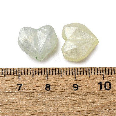 Luminous Transparent Acrylic Beads LACR-S001-14B-1