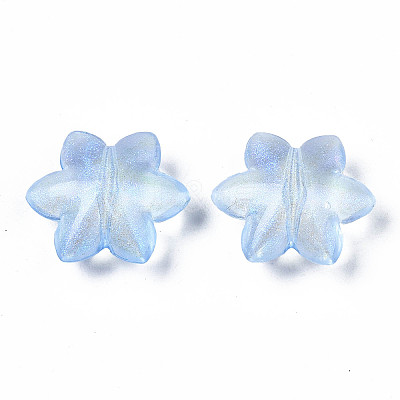 Transparent Acrylic Beads OACR-S028-136-1