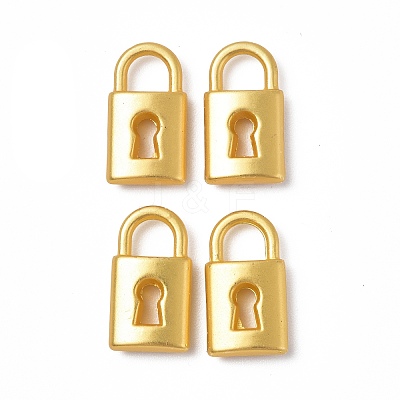 Rack Plating Alloy Charms PALLOY-I215-19G-1