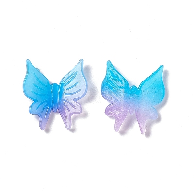 Two Tone Opaque Acrylic Cabochons OACR-C009-11B-1