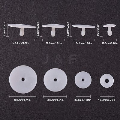 Plastic Doll Joints DIY-PH0025-85-1