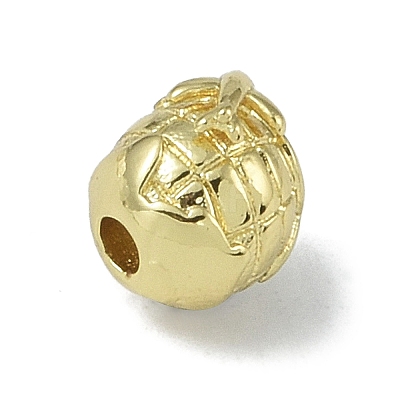 Rack Plating Brass Beads KK-A220-18G-1