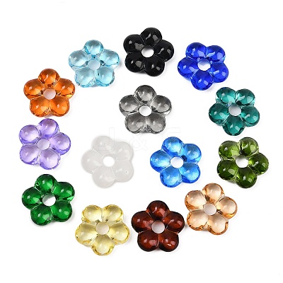 Transparent Glass Beads GLAA-F129-01-1