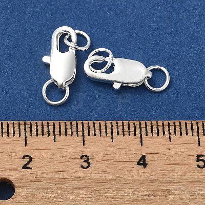 Brass Lobster Claw Clasps KK-P249-05B-S-1