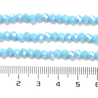 Opaque Glass Beads Stands EGLA-A035-P4mm-B08-1