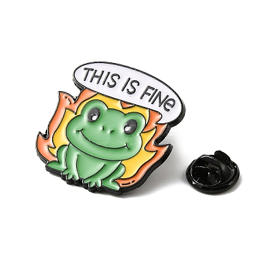 Fine Thmem Enamel Pin JEWB-K018-30A-EB-1