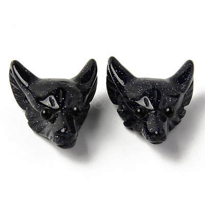 Synthetic Blue Goldstone Pendants G-R478-06A-08-1