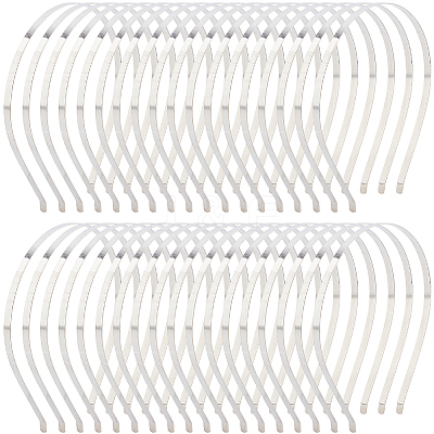 Iron Hair Band Findings OHAR-WH0011-78B-1