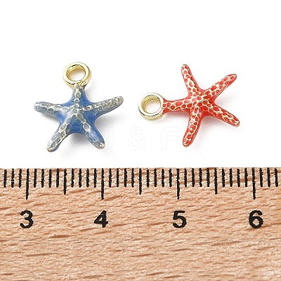 Alloy Enamel Pendants AL-CBA3844-02D-G-1