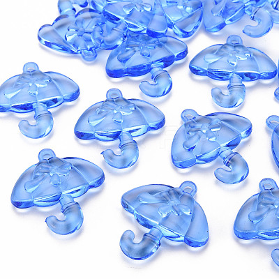 Transparent Acrylic Pendants TACR-T024-01B-940-1