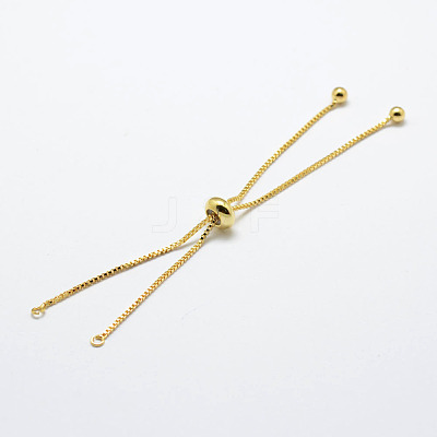 Rack Plating Brass Chain Bracelet Making KK-A142-018G-1
