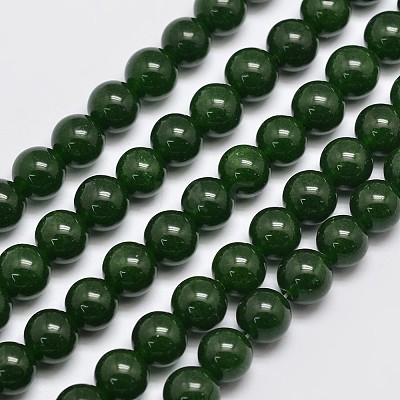 Natural & Dyed Malaysia Jade Bead Strands X-G-A146-8mm-A28-1