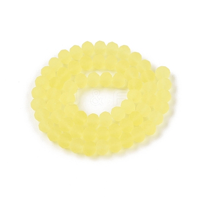 Transparent Glass Beads Strands X-EGLA-A044-T8mm-MD29-1