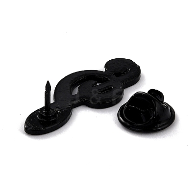 Musical Note Enamel Pin JEWB-P011-06-1