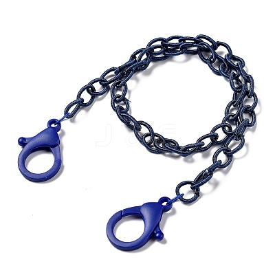 Personalized Nylon Cable Chain Necklaces NJEW-JN02940-05-1