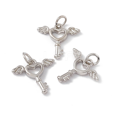 Rack Plating Brass Pendants KK-M236-11P-1