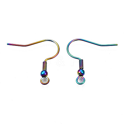Ion Plating(IP) 304 Stainless Steel French Earring Hooks STAS-S119-015-1