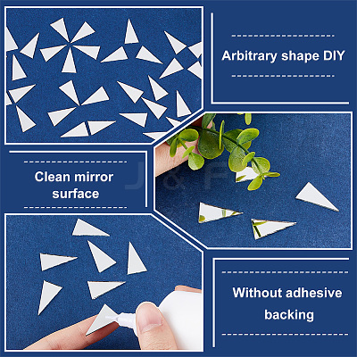 150Pcs Glass Mosaic Pieces DIY-OC0012-33E-1