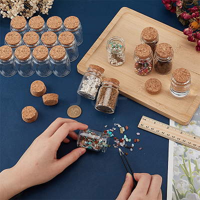 Glass Cork Bottles Ornament DIY-WH0430-987B-1