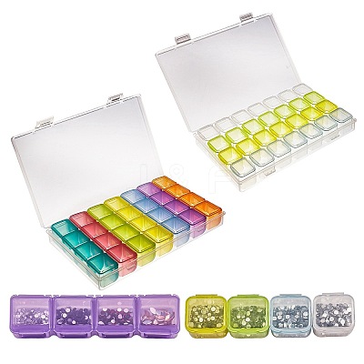 Plastic Bead Containers CON-SZ0001-27-1