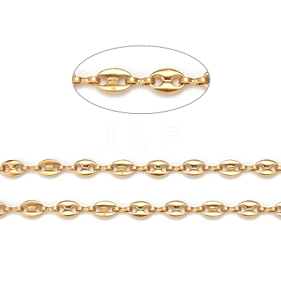 Ion Plating(IP) 304 Stainless Steel Coffee Bean Chains CHS-N002-01G-1