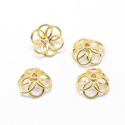 Brass Bead Caps KK-K185-61A-NR-1