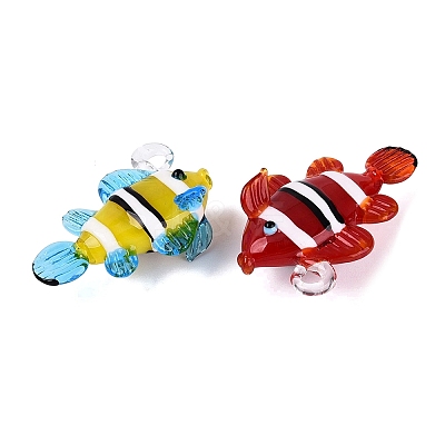 Handmade Lampwork Pendants LA-N048-03-1