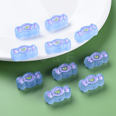 Transparent Acrylic Beads MACR-S374-05B-04-1