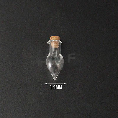 Mini High Borosilicate Glass Bottle Bead Containers X1-BOTT-PW0001-261G-1