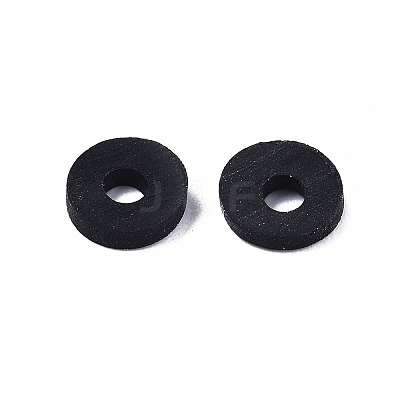 Handmade Polymer Clay Beads Strands CLAY-R089-6mm-T02B-33-1