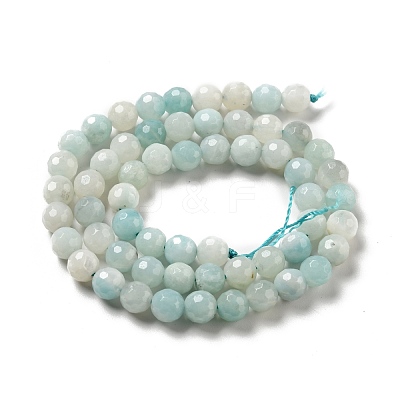 Natural Amazonite Beads Strands G-E571-38-1