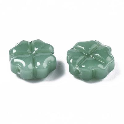 Spray Painted Glass Beads X-GLAA-N035-019-A01-1