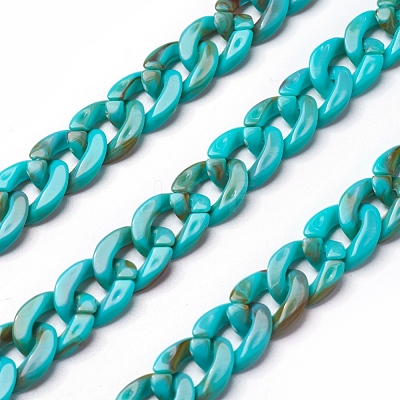 Acrylic Curb Chains SACR-P065-R-1
