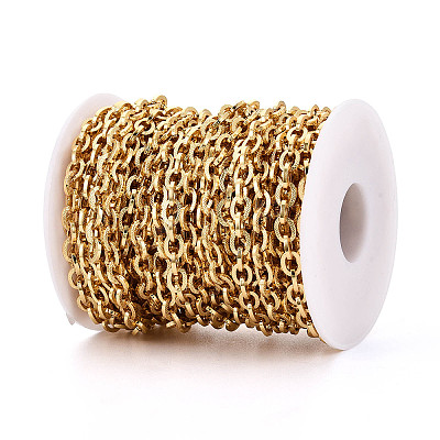 Brass Cable Chains CHC-T018-40G-1