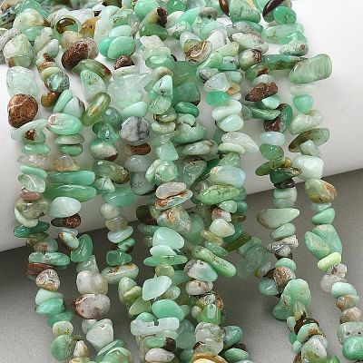Natural Chrysoprase Beads Strands G-G0004-D01-A-01-1