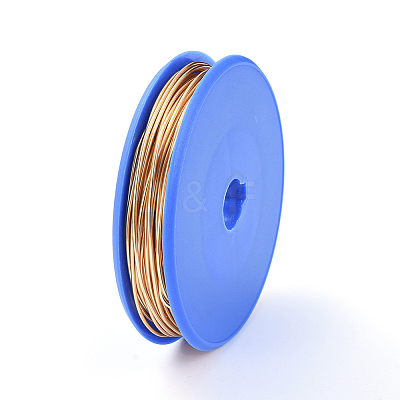 Round Copper Craft Wire CWIR-E004-0.5mm-KCG-1