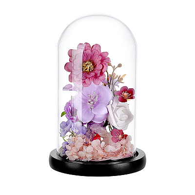 Arch Glass Dome Cover AJEW-WH0596-866D-03-1